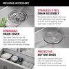 45&rdquo; Workstation Undermount Single Bowl 16 Gauge Stainless Steel Kitchen Sink with 2-Tier&nbsp;WorkFlow&trade; Ledge and Accessories
